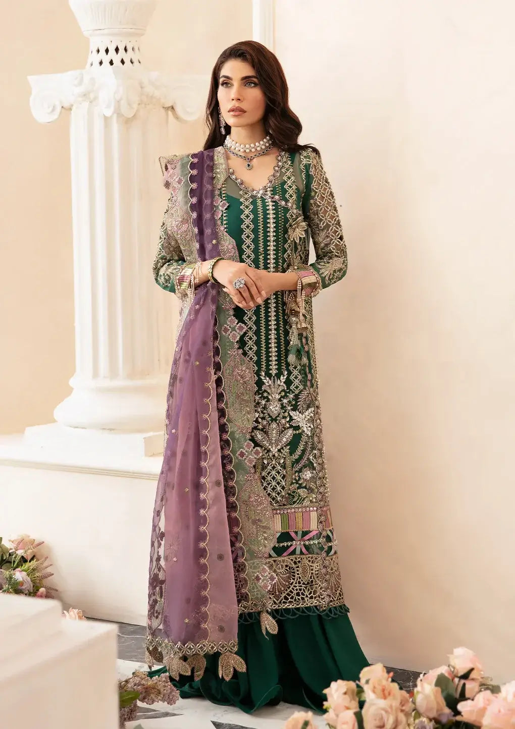 Elaf Premium | Celebrations 23 | ECH-07 AYZEL - by - Libasekhas UK - Registered Vendor of : Elaf Premium - 100% Original Designer Dresss