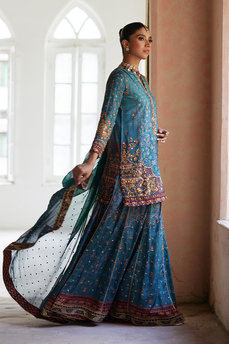 Mina Hassan | Formal Dholki Collection | Leela - by - Libasekhas UK - Registered Vendor of : Mina Hassan - 100% Original Designer Dresss