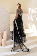 Iznik | Chinnon Chiffon | CC-50 Embroidered Net - by - Libasekhas UK - Registered Vendor of : Iznik - 100% Original Designer Dresss
