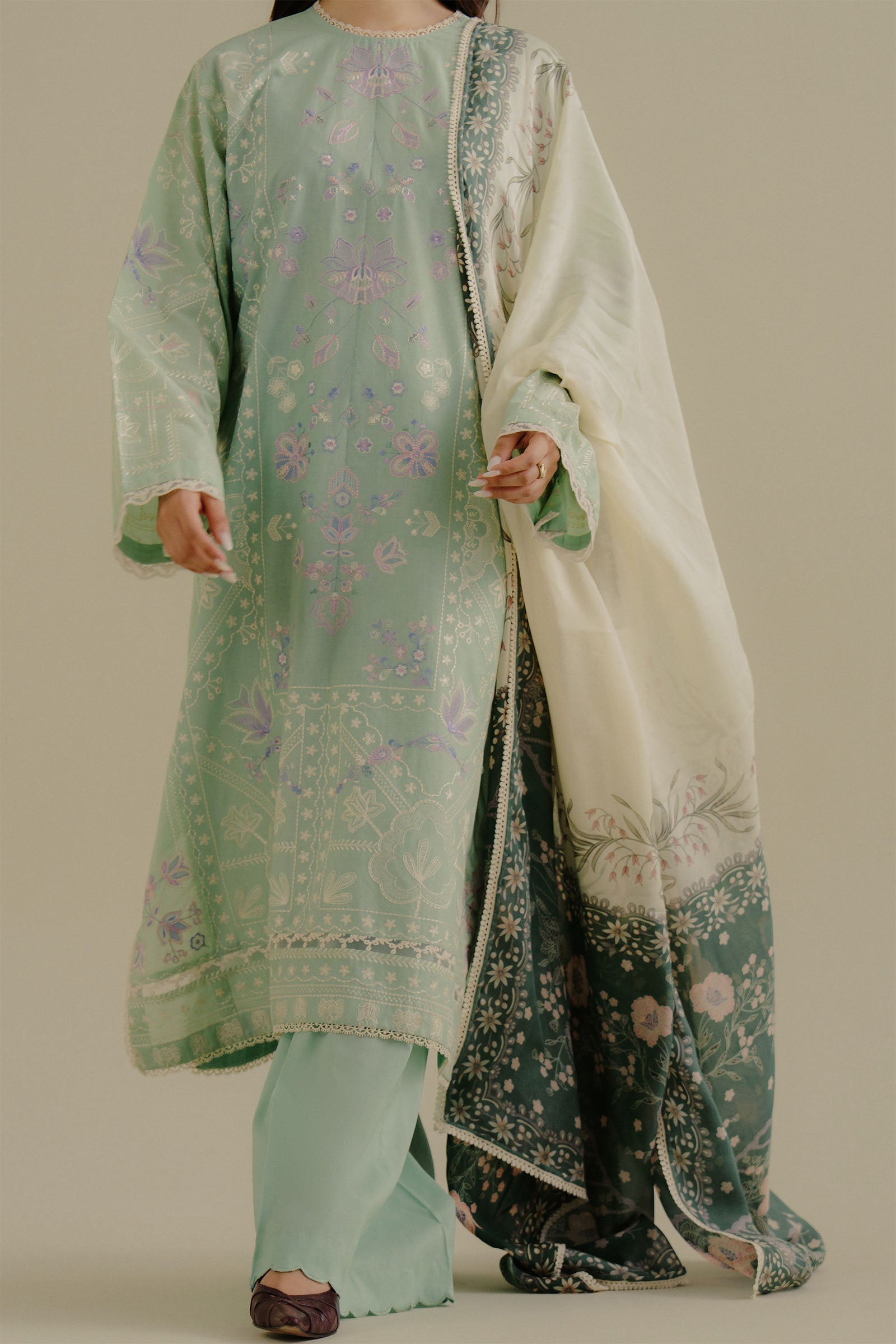 Zara Shahjahan | Coco Lawn 25 | Nyssa-10A - by - Libasekhas UK - Registered Vendor of : Zara Sahjahan - 100% Original Designer Dresss