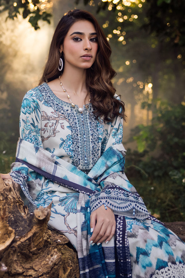 Nureh | Gardenia Lawn 24 | NSG-139 - by - Libasekhas UK - Registered Vendor of : Nureh - 100% Original Designer Dresss