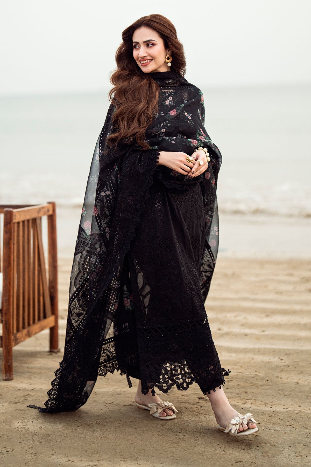 Nureh | Khuwab Luxury Lawn | NE-151 - by - Libasekhas UK - Registered Vendor of : Nureh - 100% Original Designer Dresss