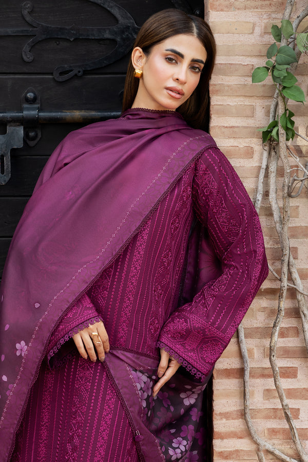 Farasha | Eminence Khaddar 25 | Rosemer - by Libasekhas UK - Registered Vendor of : Farasha - 100% Original Designer Dress