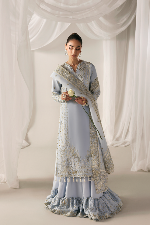 Emaan Adeel | Serein Luxe Silk | OPULENT OASIS - by Libasekhas UK - Registered Vendor of : Emaan Adeel - 100% Original Designer Dress