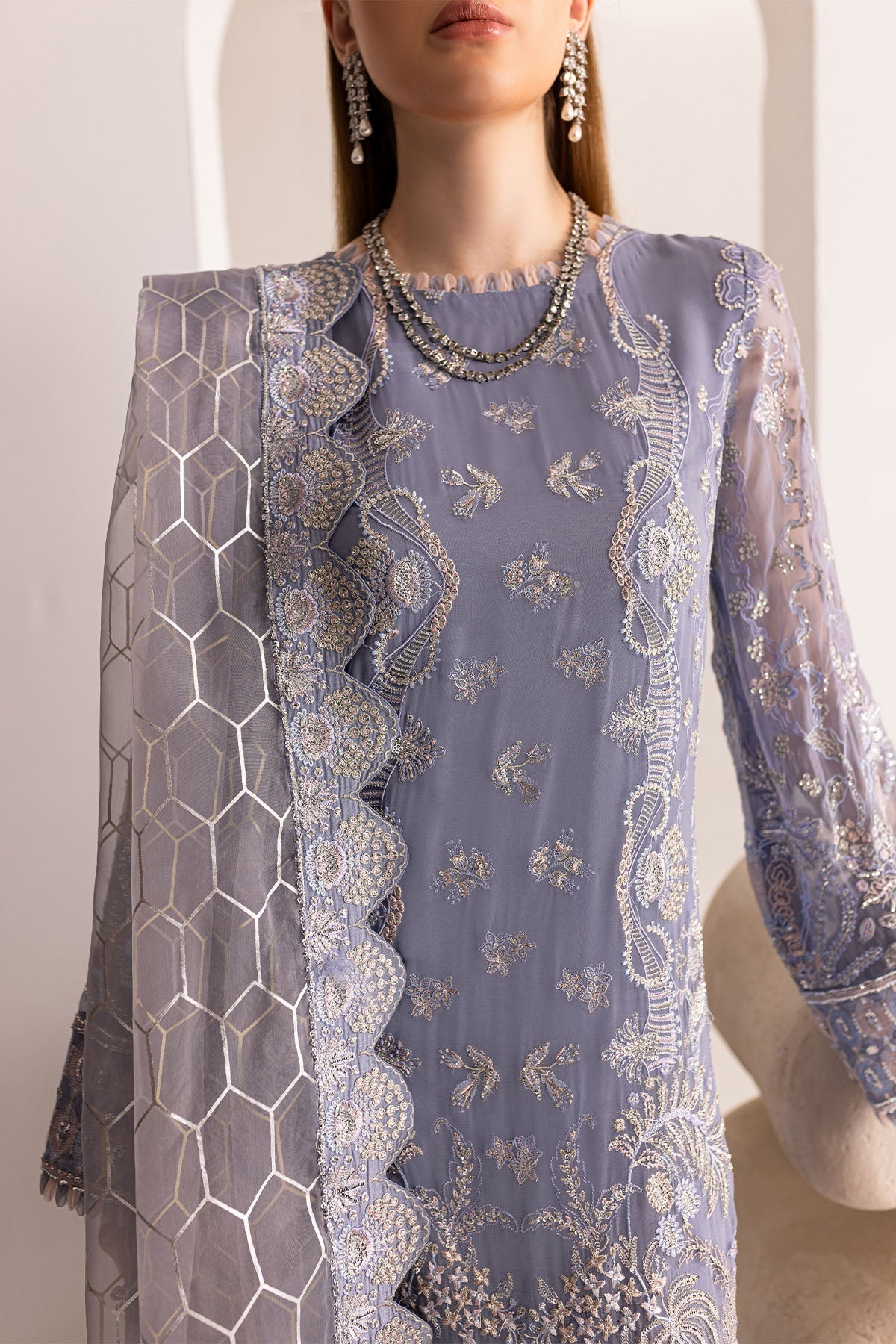 Nureh | Fancy Formals | NP-518 - by - Libasekhas UK - Registered Vendor of : Nureh - 100% Original Designer Dresss