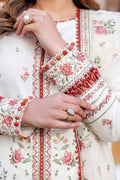 Farasha | Kaavish Lawn 24 | SURREAL WHITE - by - Libasekhas UK - Registered Vendor of : Farasha - 100% Original Designer Dresss