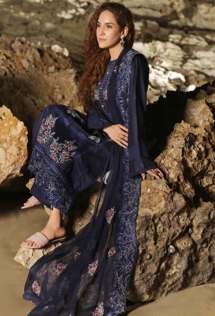 Humdum | Afsoon Lawn 24 | D08 - by - Libasekhas UK - Registered Vendor of : HumDum - 100% Original Designer Dresss