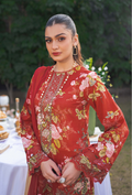Humdum | Gardenia Lawn 24 | Printkari Lawn PLG 03 - by - Libasekhas UK - Registered Vendor of : HumDum - 100% Original Designer Dresss