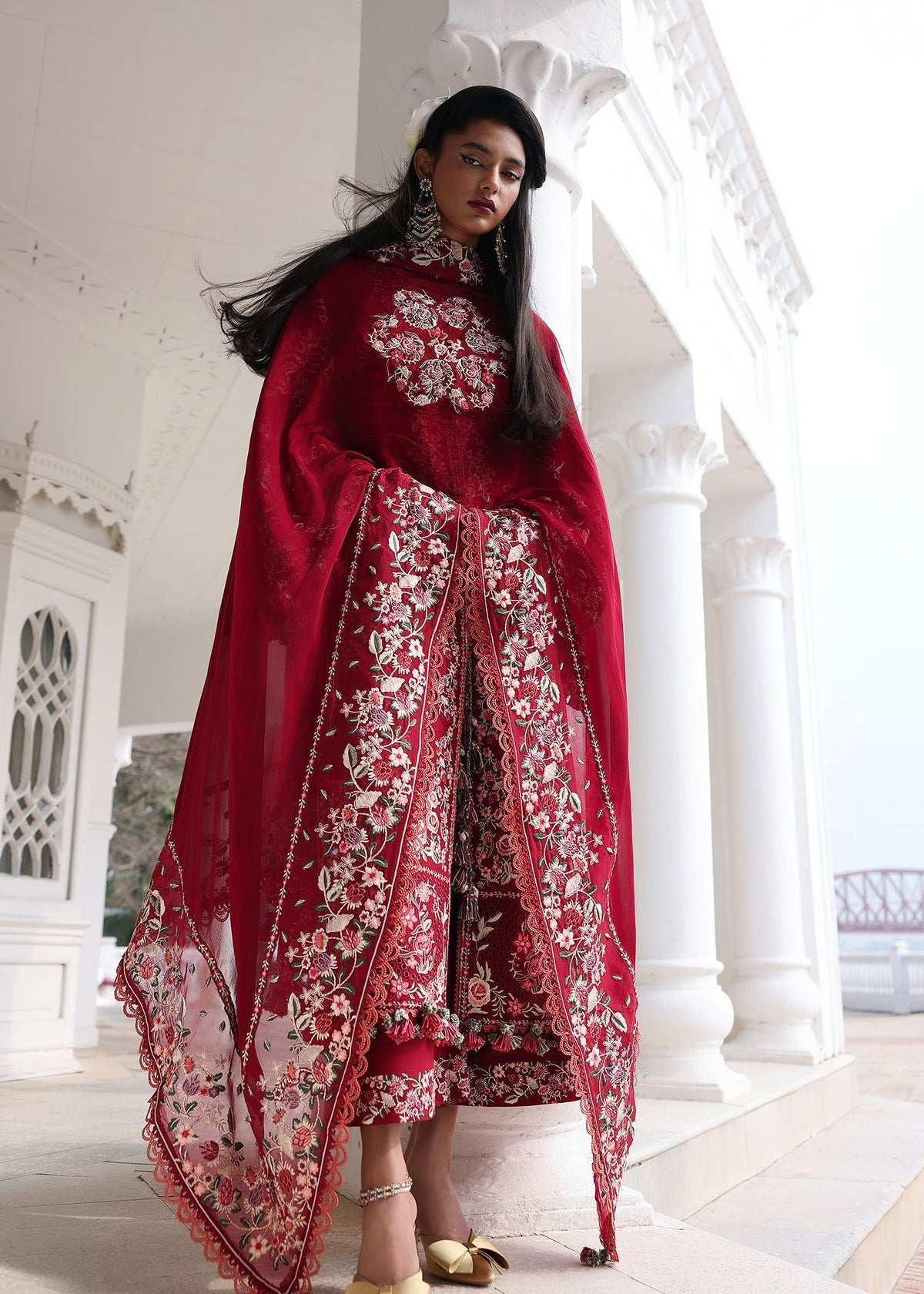 Hussain Rehar | Kalabagh Luxury Lawn 26 | Kastanaa - by Libasekhas UK - Registered Vendor of : Hussain Rehar - 100% Original Designer Dress