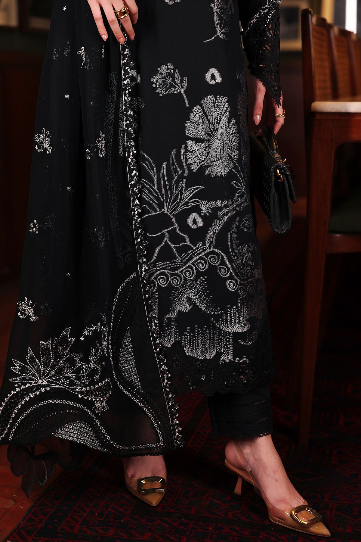 Nureh | Exclusive Jacquard | NE-227 - by Libasekhas UK - Registered Vendor of : Nureh - 100% Original Designer Dress
