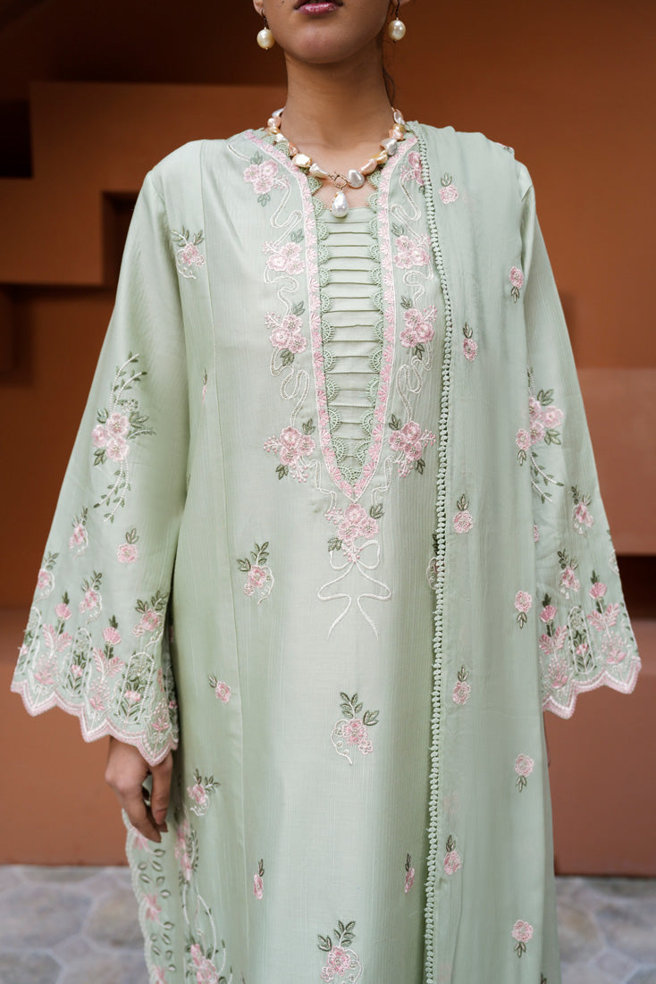 Marjjan | Leya Collection | MBL-94 (MINT GREEN) - by Libasekhas - Registered Vendor of : Marjjan - 100% Original Designer Dress