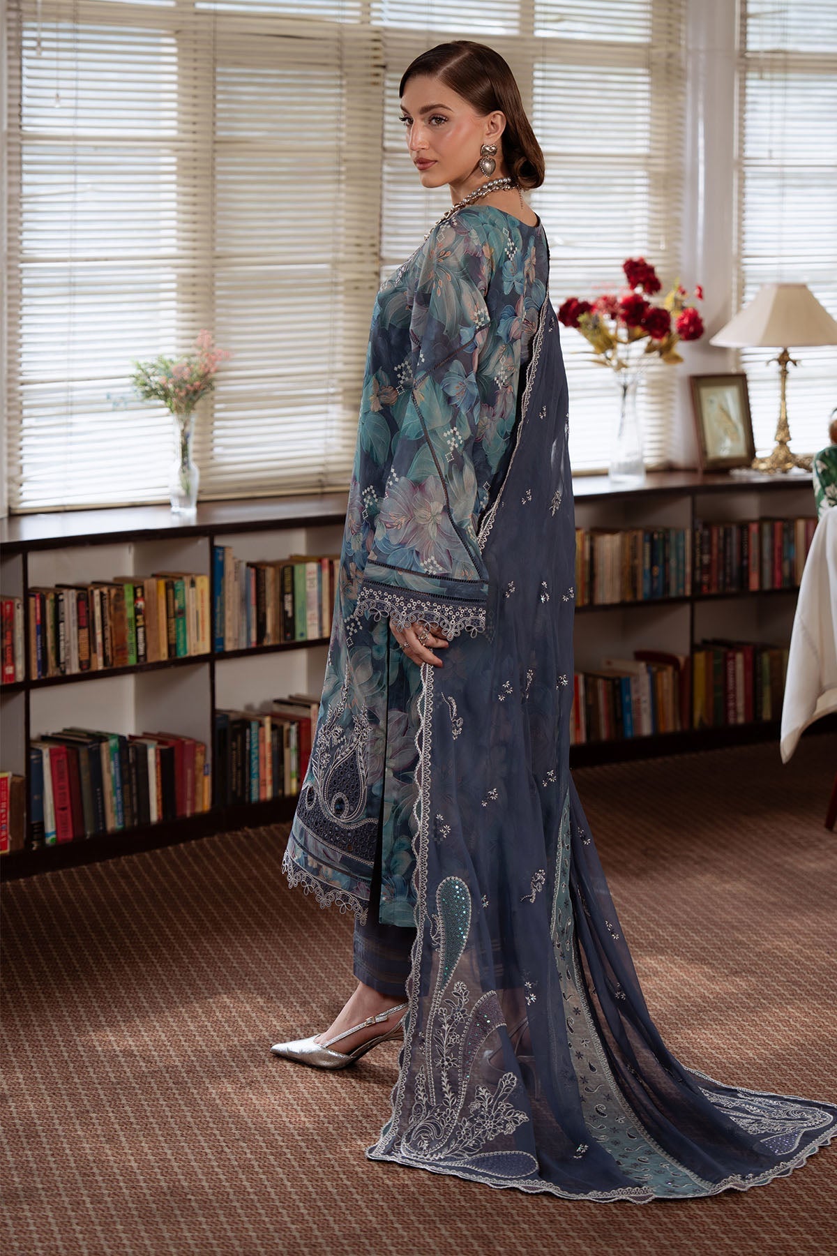 Nureh | Swiss Lawn | NS-162 - by Libasekhas UK - Registered Vendor of : Nureh - 100% Original Designer Dress
