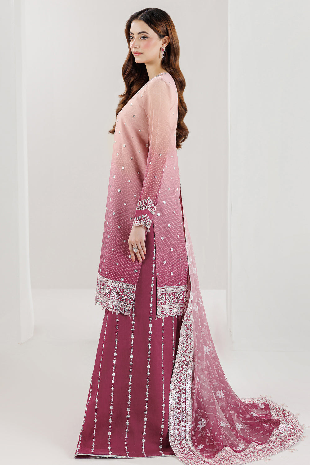 Farasha | Formals 26 | Rosette Blush - by Libasekhas UK - Registered Vendor of : Farasha - 100% Original Designer Dress