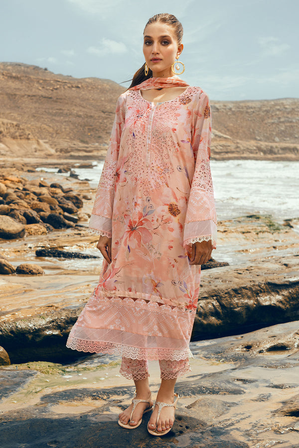 Nureh | Gardenia Lawn 24 | N-05 - by - Libasekhas UK - Registered Vendor of : Nureh - 100% Original Designer Dresss