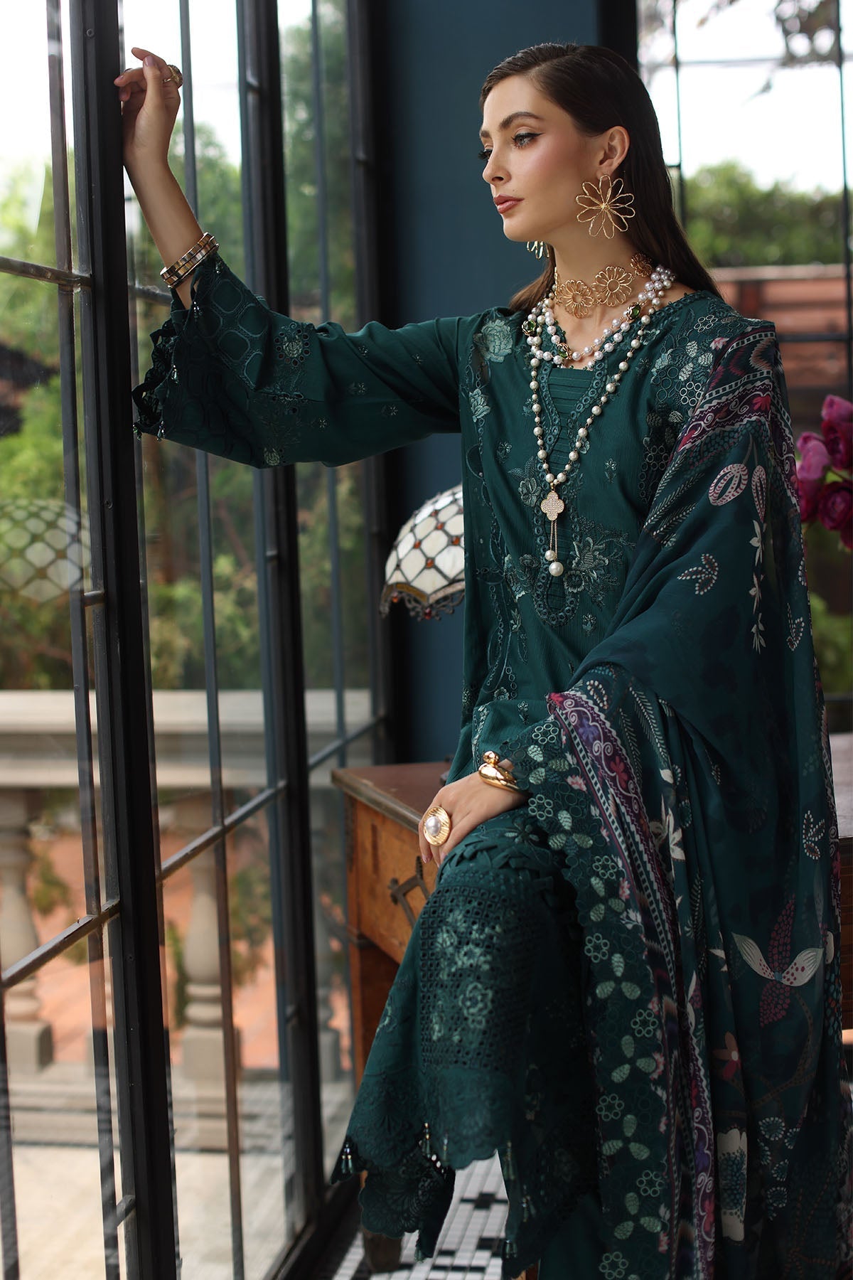 Nureh | Maya Lawn | NS-154 - by - Libasekhas UK - Registered Vendor of : Nureh - 100% Original Designer Dresss