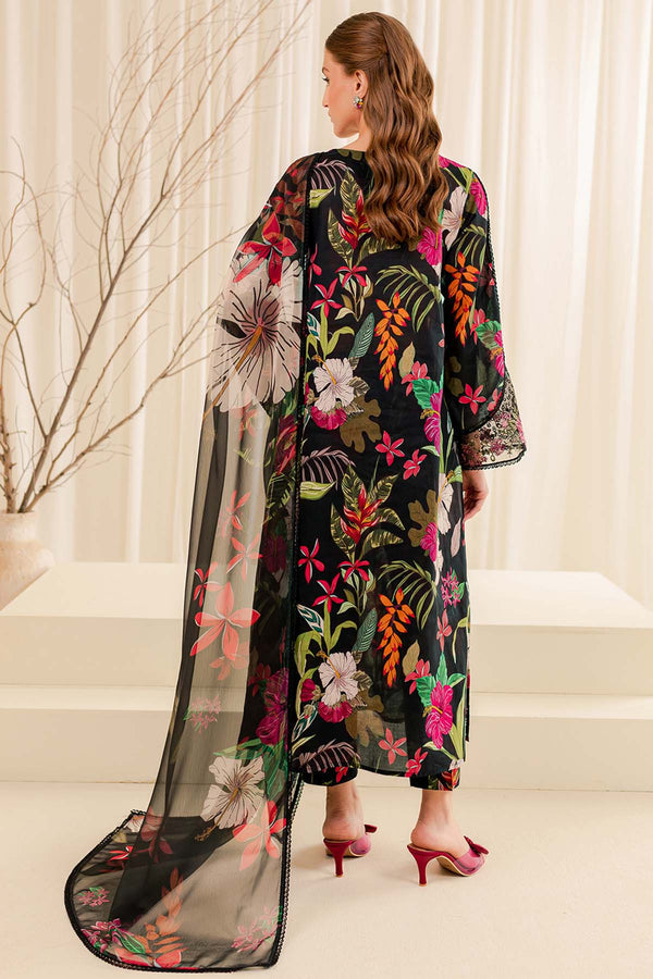 Farasha | Printed Essentials | Ebony Passion - by - Libasekhas UK - Registered Vendor of : Farasha - 100% Original Designer Dresss