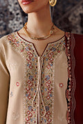 Qalamkar | Q Line Linen 26 | QLW-16 HAMNA - by Libasekhas UK - Registered Vendor of : Qalamkar - 100% Original Designer Dress