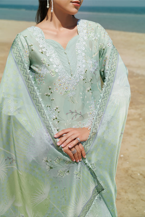 Farasha | Printed Essentials | Tulip Glow - by - Libasekhas UK - Registered Vendor of : Farasha - 100% Original Designer Dresss