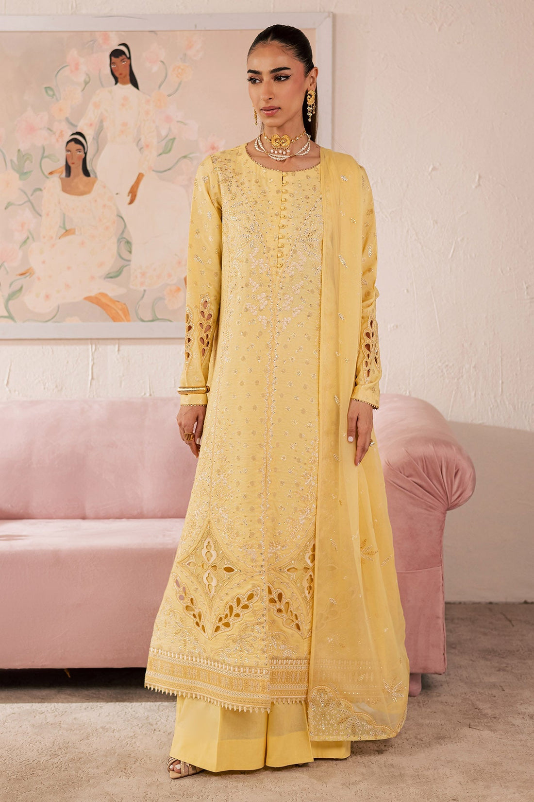 Nureh | Shades of Summer | NP-762 - by Libasekhas UK - Registered Vendor of : Nureh - 100% Original Designer Dress