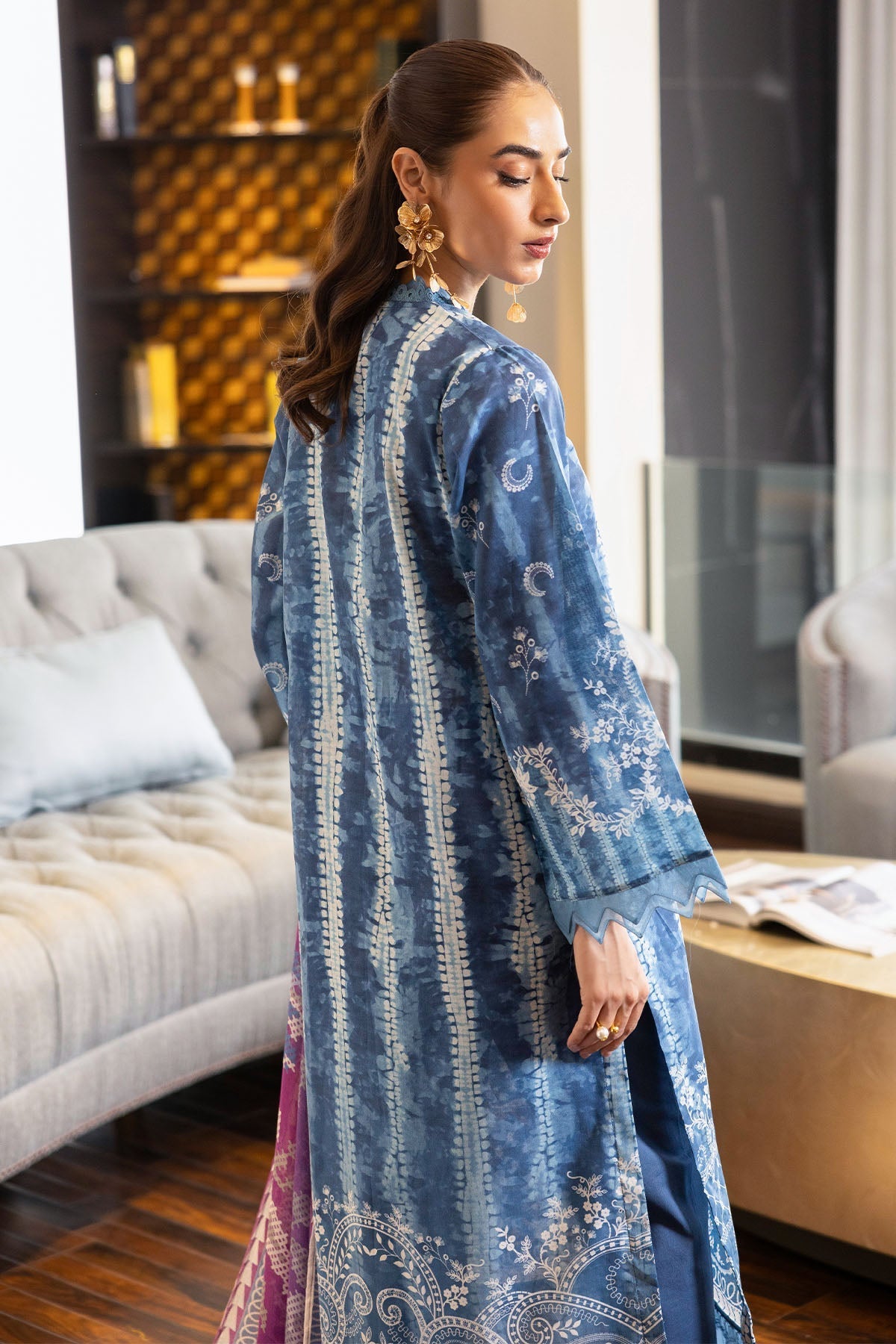 Nureh | Printed lawn 25 | SP-119 - by - Libasekhas UK - Registered Vendor of : Nureh - 100% Original Designer Dresss