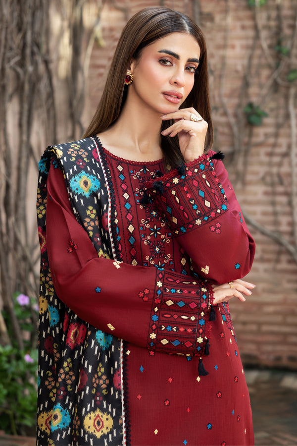 Farasha | Eminence Khaddar 25 | Melody - by Libasekhas UK - Registered Vendor of : Farasha - 100% Original Designer Dress