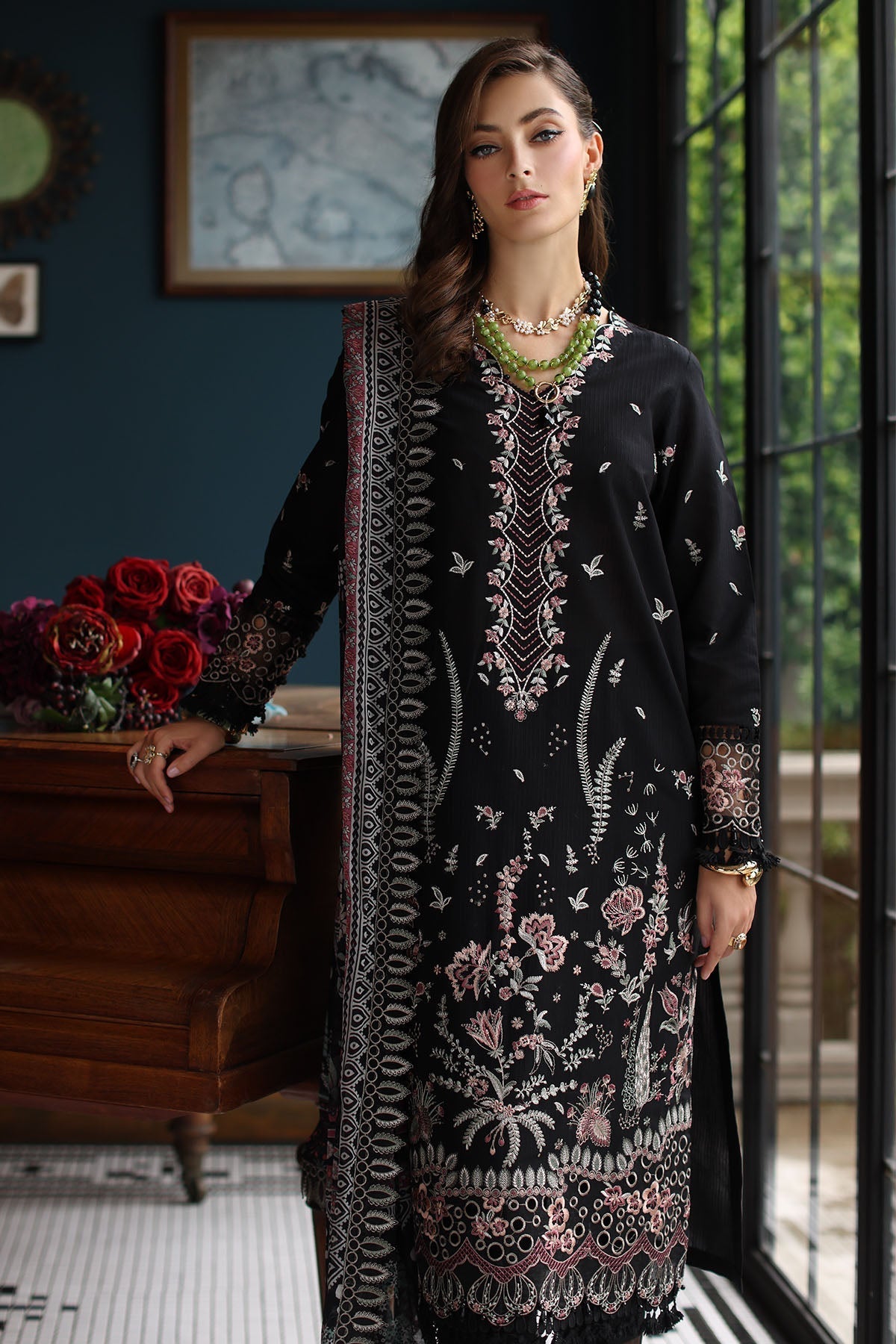 Nureh | Maya Lawn | NS-153 - by - Libasekhas UK - Registered Vendor of : Nureh - 100% Original Designer Dresss