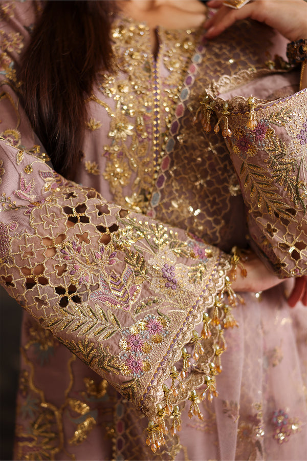 Baroque | Formals Collection | EMBROIDERED NET UF-4378 - by Libasekhas UK - Registered Vendor of : Baroque - 100% Original Designer Dress