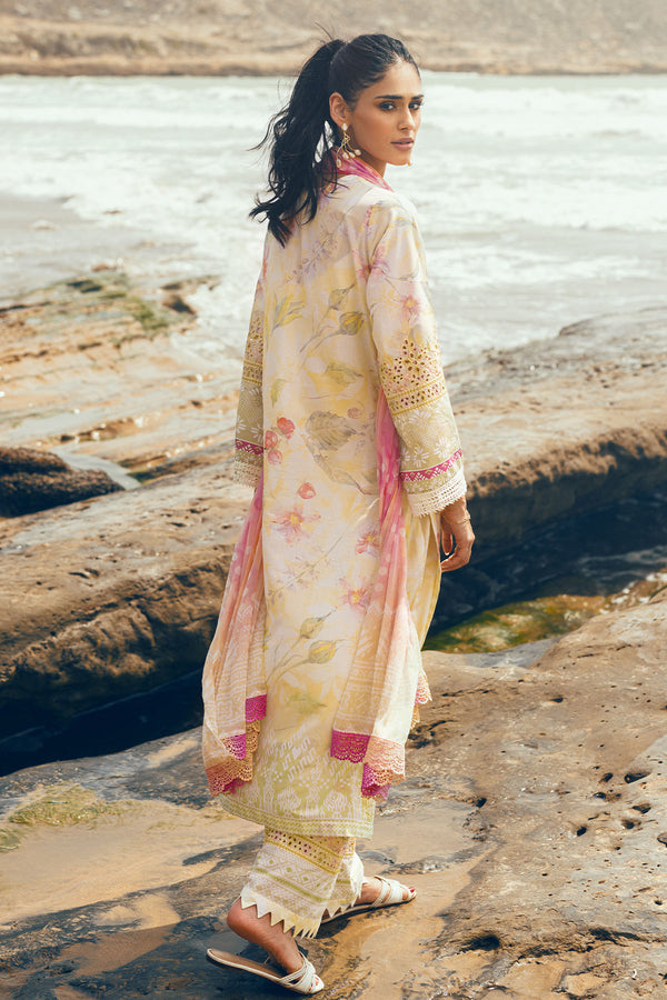 Nureh | Gardenia Lawn 24 | N-06 - by - Libasekhas UK - Registered Vendor of : Nureh - 100% Original Designer Dresss