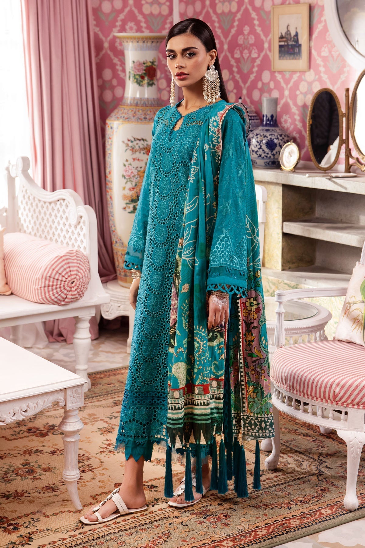 Nureh | Maya Lawn | NS-108 - by - Libasekhas UK - Registered Vendor of : Nureh - 100% Original Designer Dresss