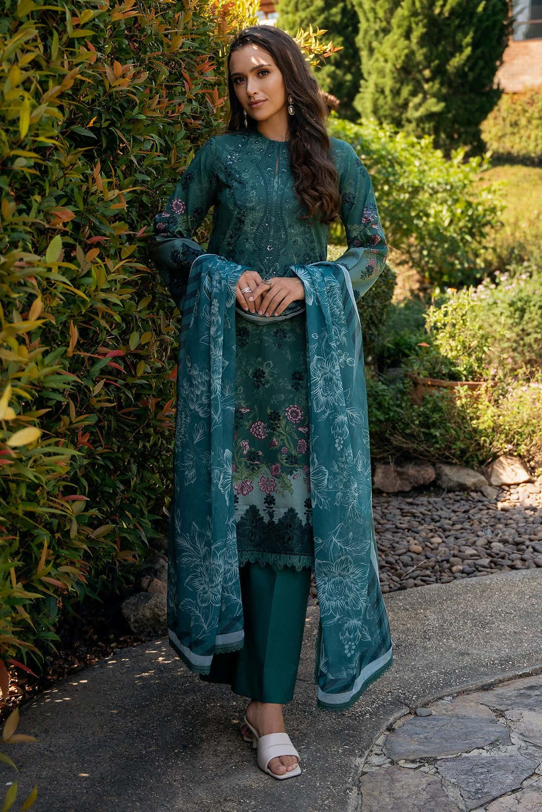 Afrozeh | Damask The Holiday Edit 25 | Opaline A - by - Libasekhas UK - Registered Vendor of : Afrozeh - 100% Original Designer Dresss