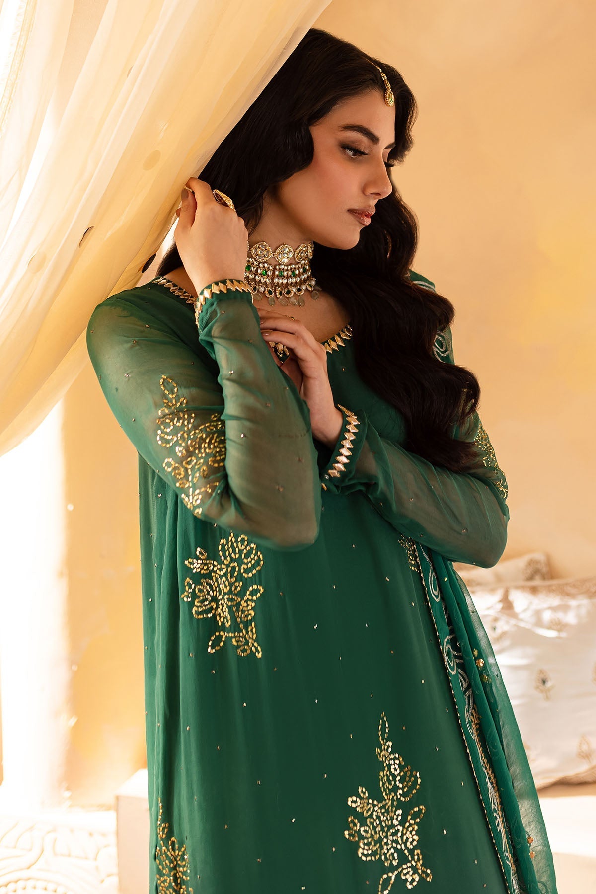 Nureh | Mukeshkari Formals | MK-01 - by - Libasekhas UK - Registered Vendor of : Nureh - 100% Original Designer Dresss