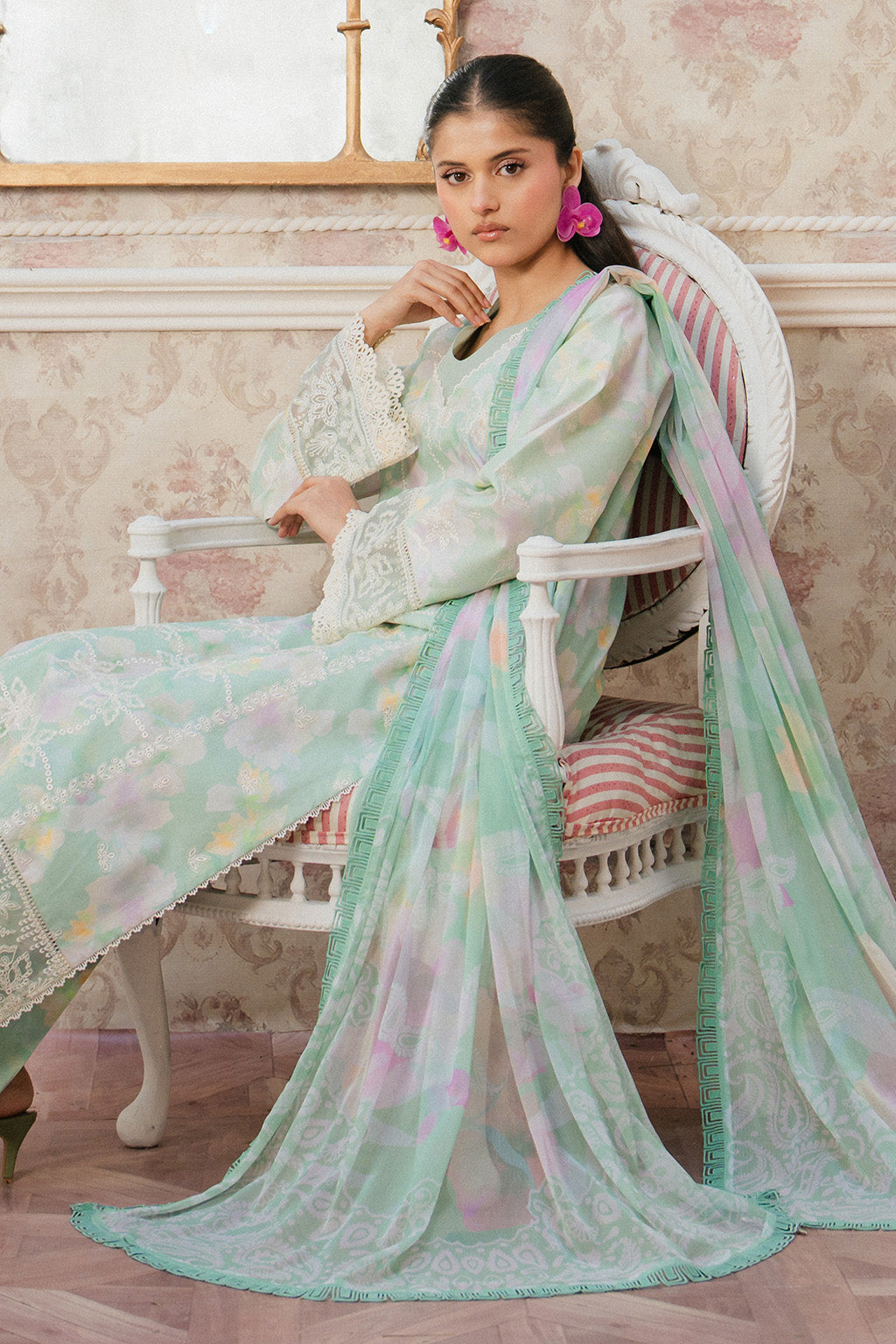 Ayzel | Armelia Printed Lawn 25 | Liora - by - Libasekhas UK - Registered Vendor of : Ayzel - 100% Original Designer Dresss