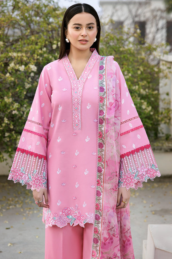 Farasha | Summer Weaves Embroidered Lawn | Soft Mist - by - Libasekhas UK - Registered Vendor of : Farasha - 100% Original Designer Dresss