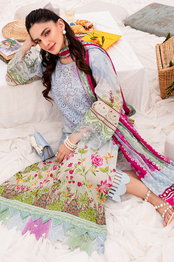 Nureh | Gardenia Lawn 24 | NSG-141 - by - Libasekhas UK - Registered Vendor of : Nureh - 100% Original Designer Dresss
