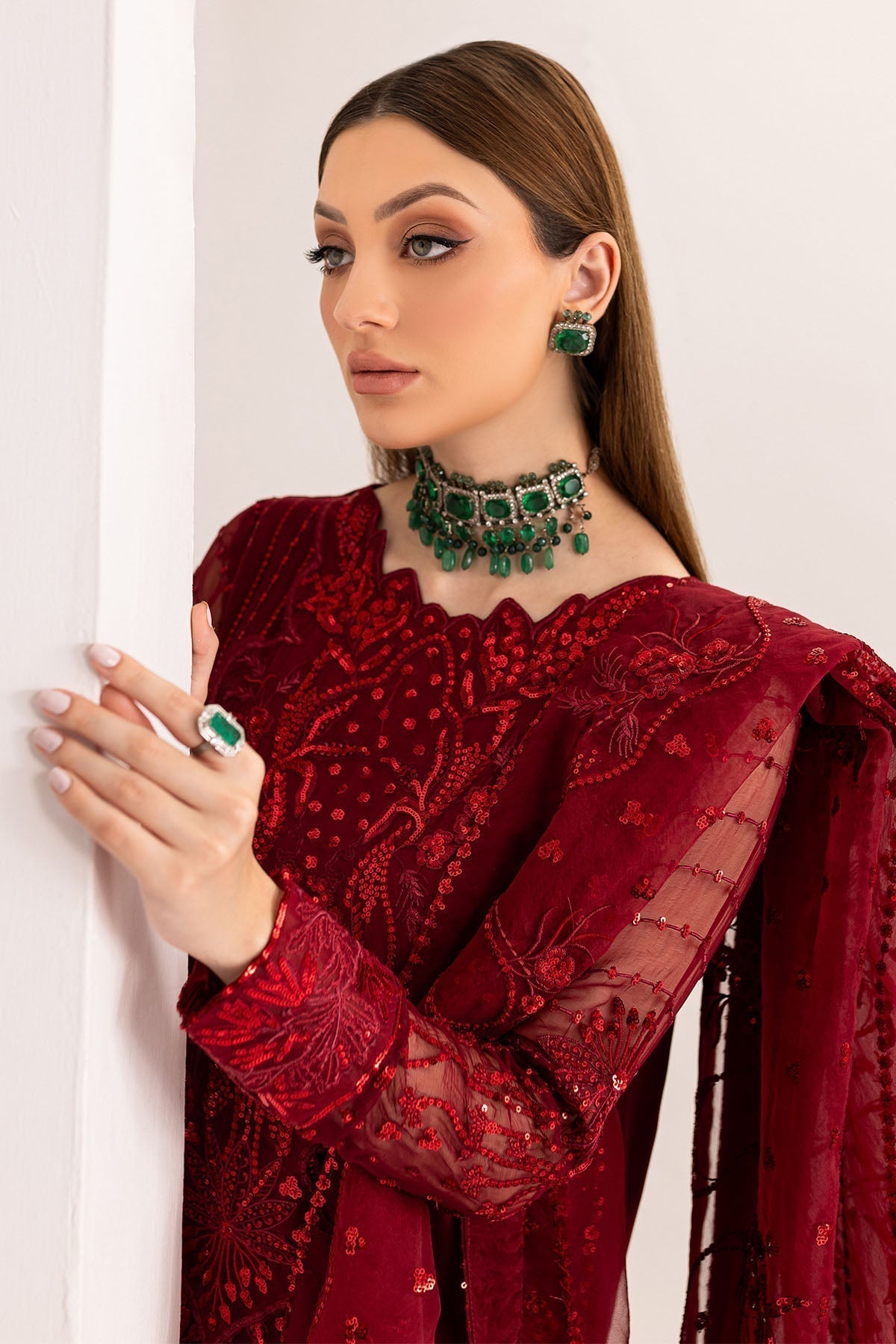 Nureh | Fancy Formals | NP-516 - by - Libasekhas UK - Registered Vendor of : Nureh - 100% Original Designer Dresss