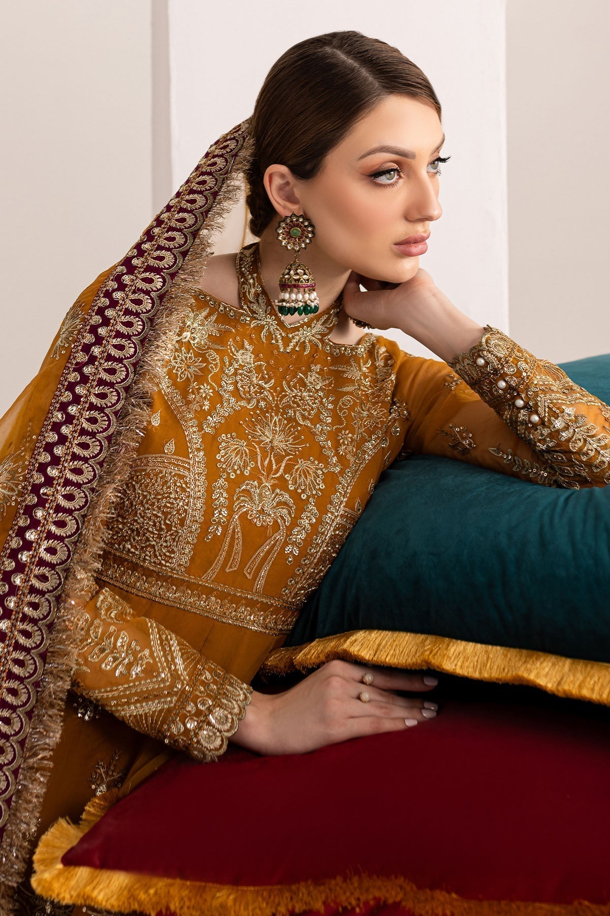 Nureh | Fancy Formals | NP-514 - by - Libasekhas UK - Registered Vendor of : Nureh - 100% Original Designer Dresss