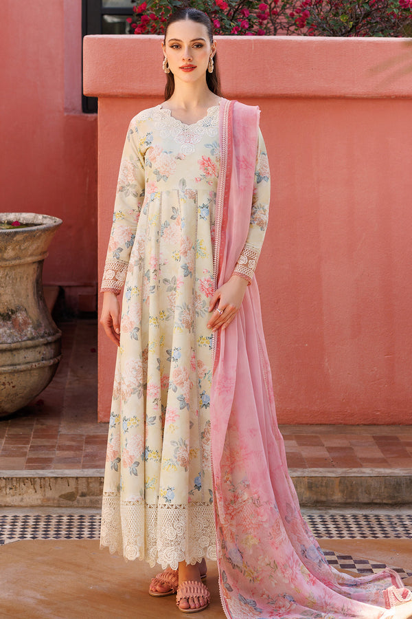 Farasha | Printed Essentials | Meadow Blush - by - Libasekhas UK - Registered Vendor of : Farasha - 100% Original Designer Dresss