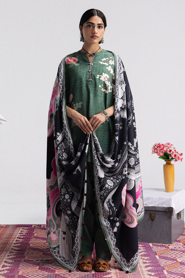 Zara ShahJahan | Coco Prints Winter 26 | Hana-2B - by Libasekhas UK - Registered Vendor of : Zara ShahJahan - 100% Original Designer Dress
