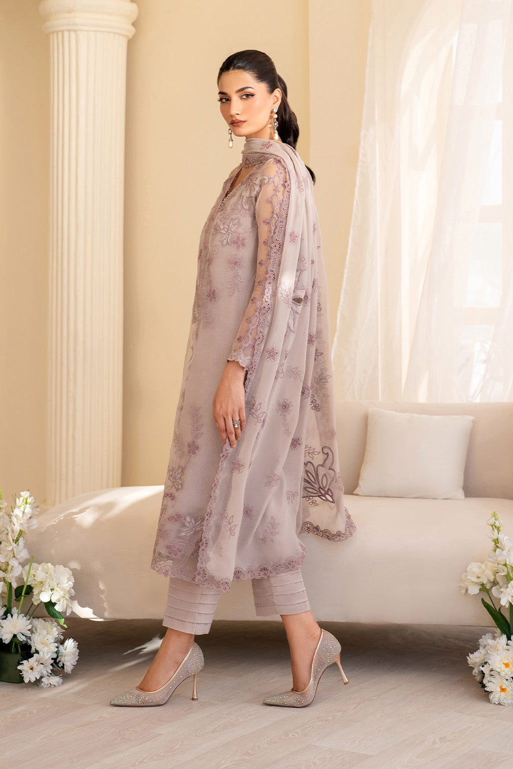 Iznik | Festive Formal | UE-437 Embroidered Pure Organza - by Libasekhas UK - Registered Vendor of : Iznik - 100% Original Designer Dress