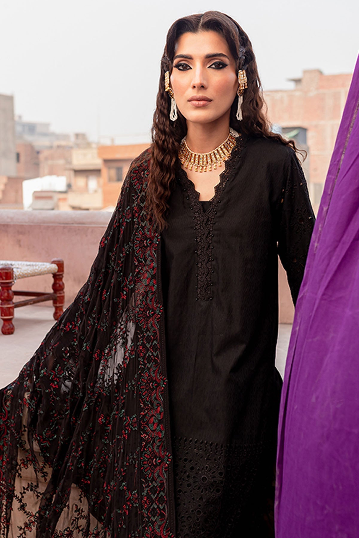 Nureh | Lawn Jacquard | NS-80 - by - Libasekhas UK - Registered Vendor of : Nureh - 100% Original Designer Dresss