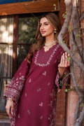 Farasha | Dastoor Embroidered Lawn SS24 | RUBY GLAM - by - Libasekhas UK - Registered Vendor of : Farasha - 100% Original Designer Dresss