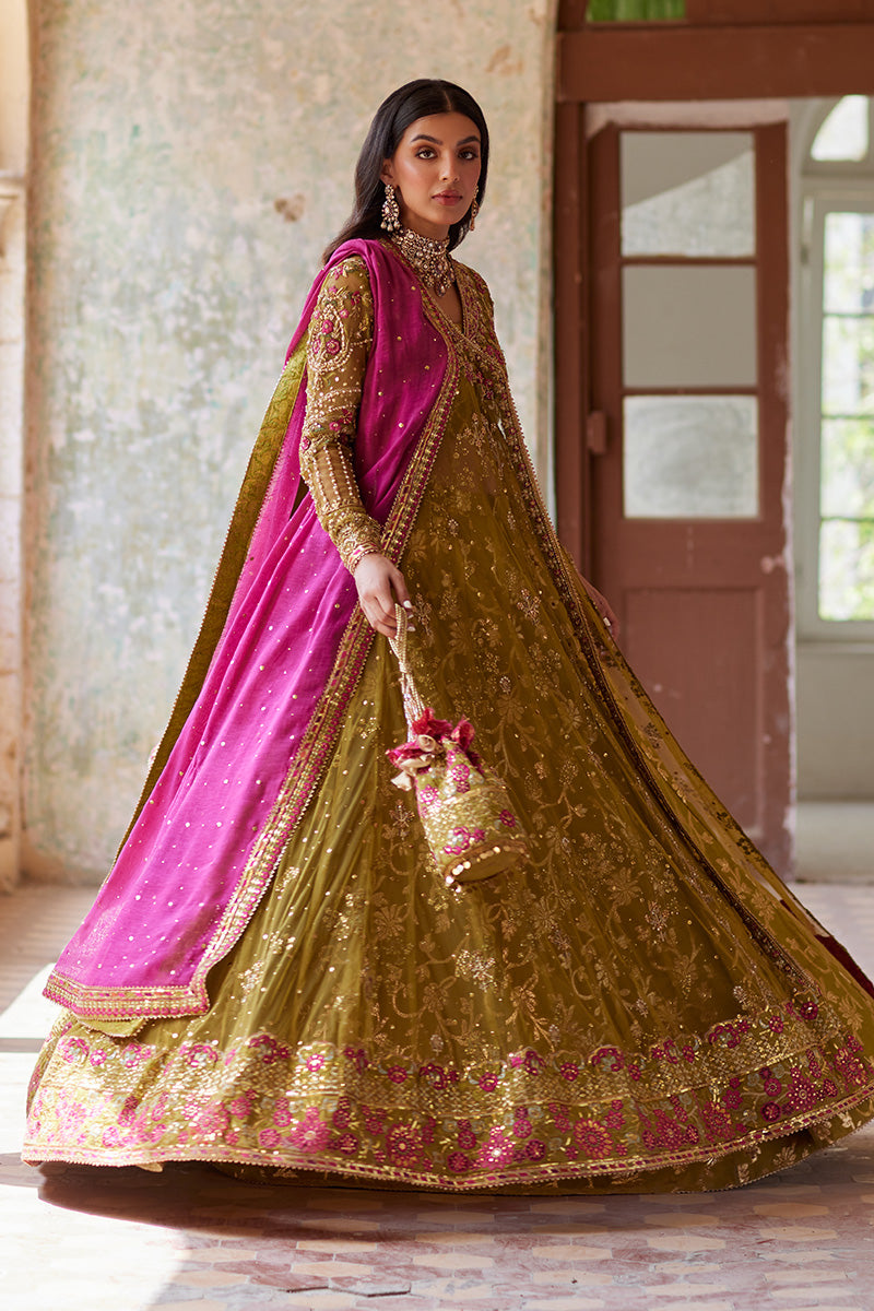 Mina Hassan | Formal Dholki Collection | Aaliyah - by - Libasekhas UK - Registered Vendor of : Mina Hassan - 100% Original Designer Dresss