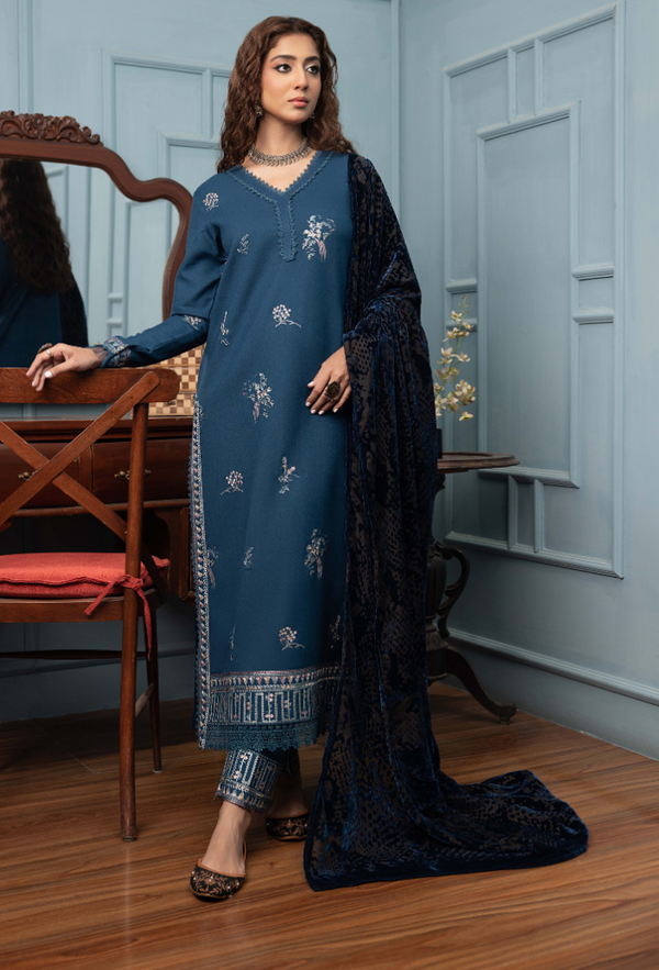 Humdum | Zouq 25 | D04 - by Libasekhas UK - Registered Vendor of : Humdum - 100% Original Designer Dress