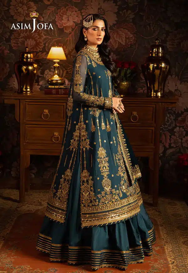 Asim Jofa | Makhmal Wedding Velvet 23 | AJMM-07 - by - Libasekhas UK - Registered Vendor of : Asim Jofa - 100% Original Designer Dresss