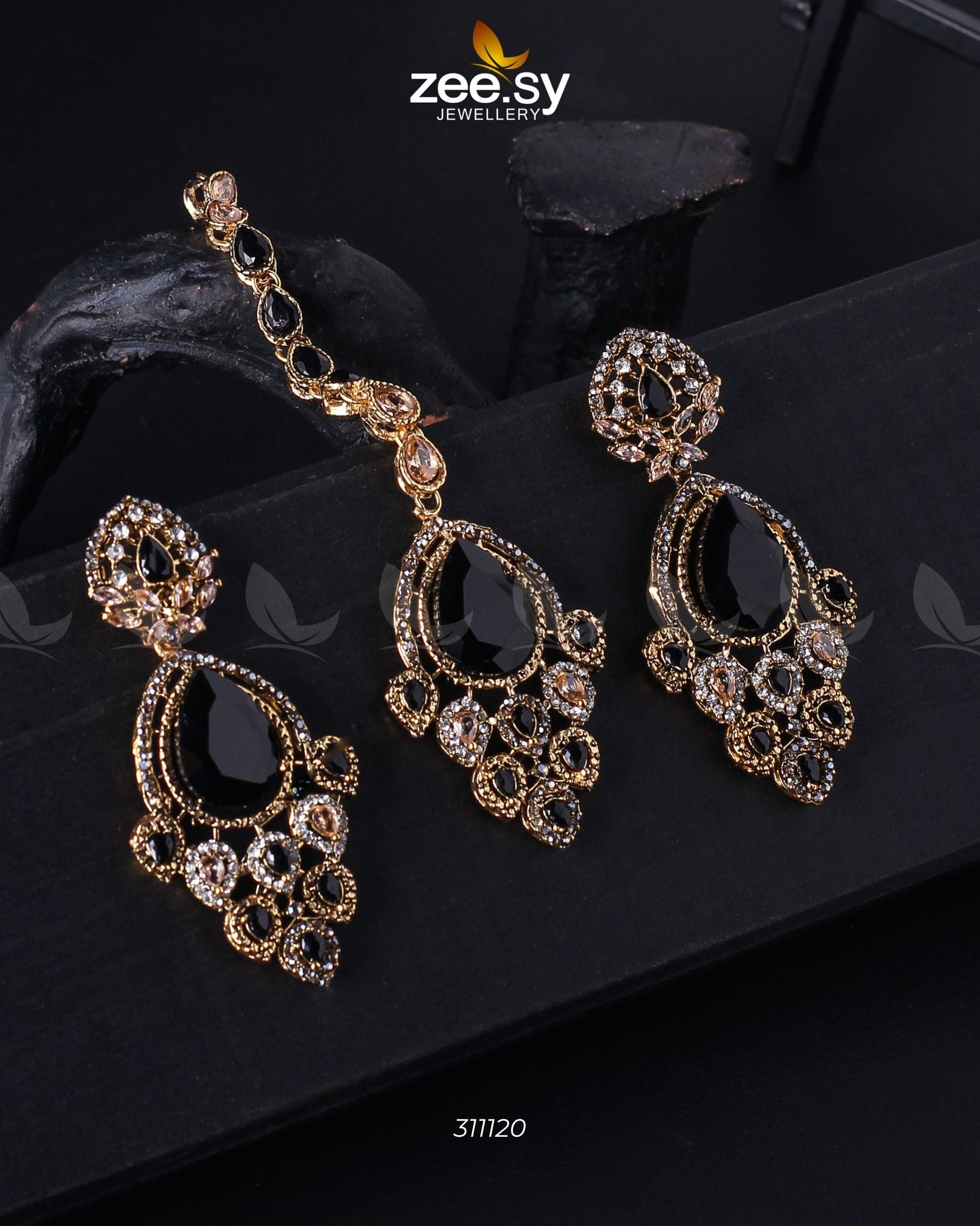 Dangle Earrings - by - Libasekhas UK - Registered Vendor of : Zeesy - 100% Original Designer Dresss