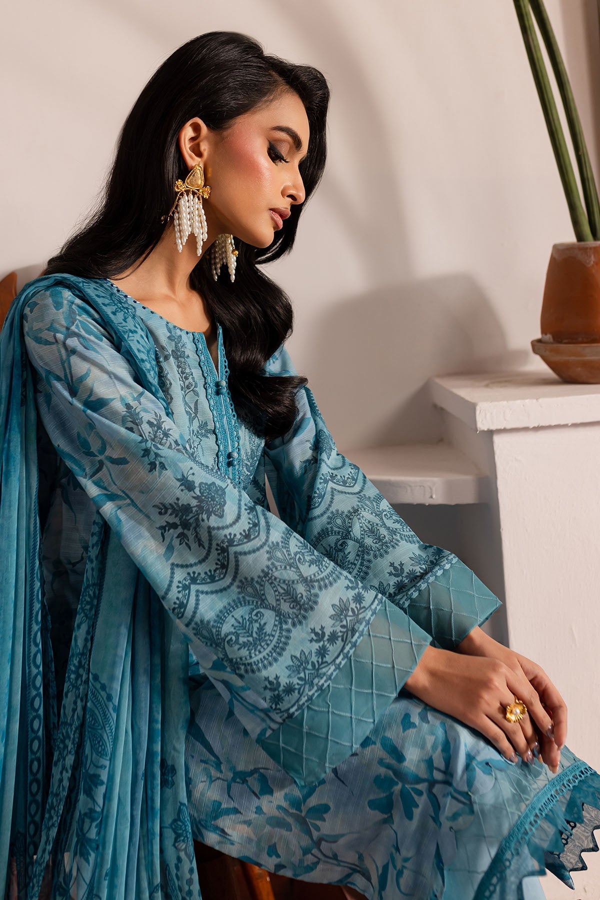 Nureh | Printed lawn 25 | SP-140 - by - Libasekhas UK - Registered Vendor of : Nureh - 100% Original Designer Dresss
