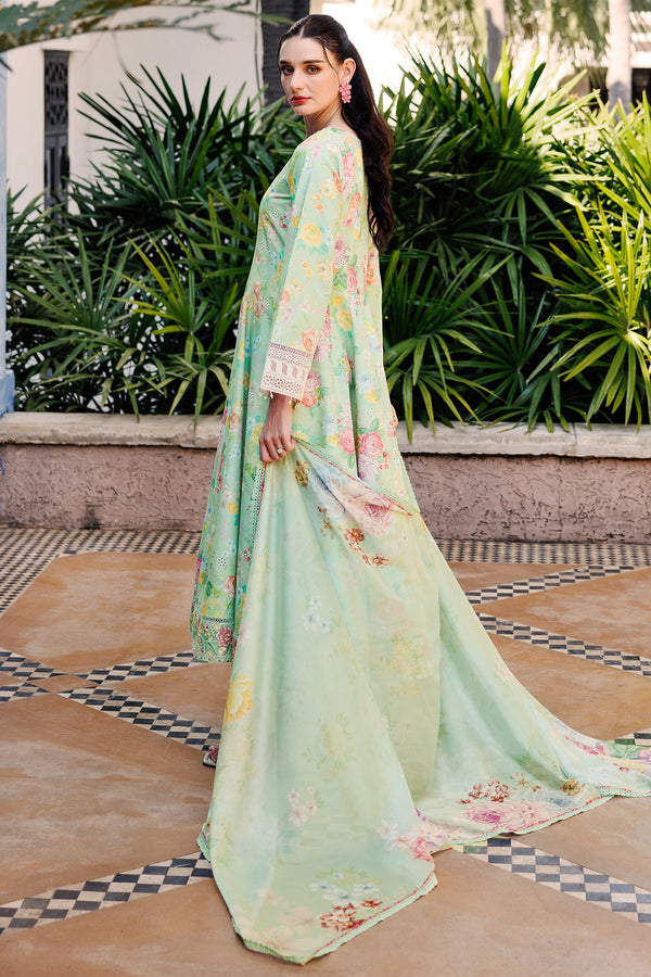Farasha | Printed Essentials | Mint Dew - by - Libasekhas UK - Registered Vendor of : Farasha - 100% Original Designer Dresss