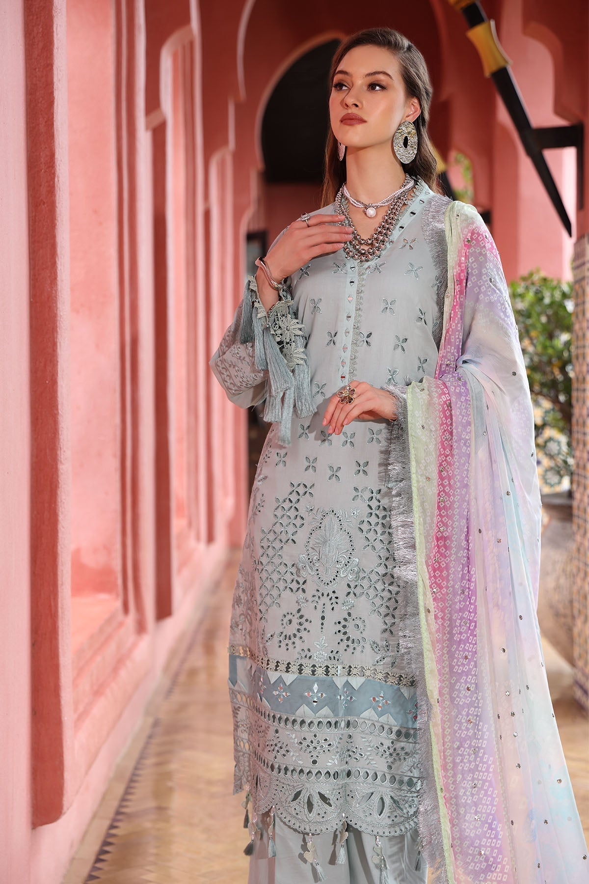 Nureh | Bazaar Lawn 25 | NE-111 - by - Libasekhas UK - Registered Vendor of : Nureh - 100% Original Designer Dresss