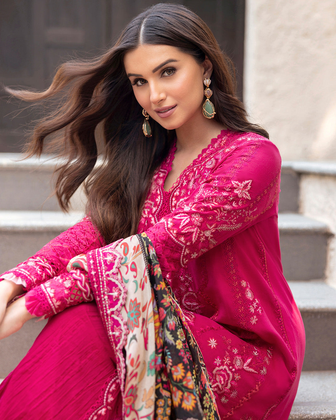 Faiza Saqlain | Zinnia Lawn 25 | Varda - by - Libasekhas UK - Registered Vendor of : Faiza Saqlain - 100% Original Designer Dresss