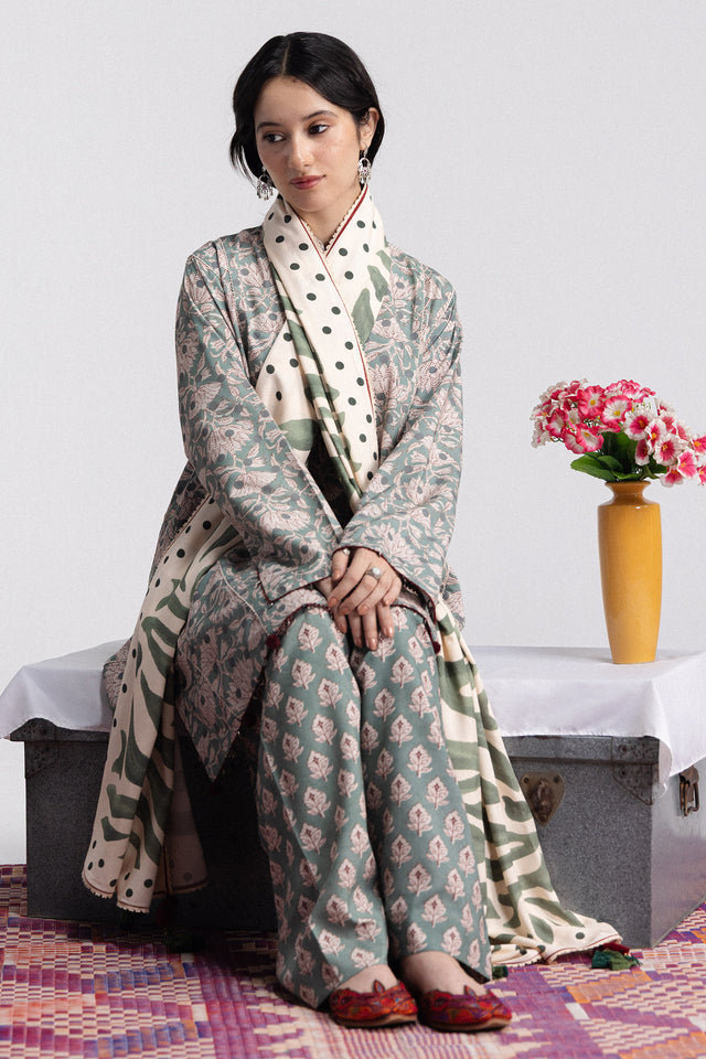 Zara ShahJahan | Coco Prints Winter 26 | Elowen-7A - by Libasekhas UK - Registered Vendor of : Zara ShahJahan - 100% Original Designer Dress